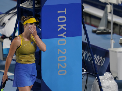 Ukrajinská tenistka Jelina Svitolinová získala na olympijských hrách v Tokiu singlový bronz