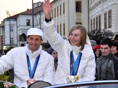 Anastasia Kuzminová a Pavol Hurajt