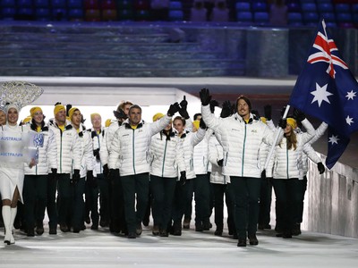 Olympionici z Austrálie na otváracom ceremoniáli