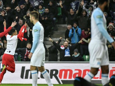 Štvrtoligový Andrezieux senzačne vyradil Olympique Marseille