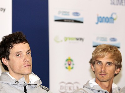 Sylvan Chavanel a Peter Velits 