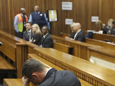 Oscar Pistorius v súdnej sieni