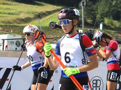 Na snímke slovenská biatlonistka Tamara Molentová