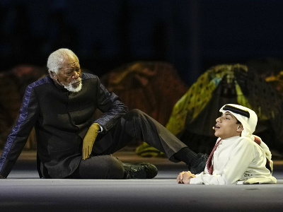 Šampionát v Katare otvoril aj Morgan Freeman