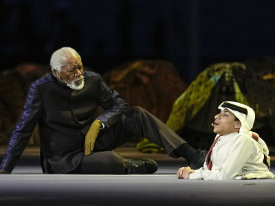 Šampionát v Katare otvoril aj Morgan Freeman