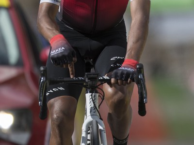 Na snímke kolumbijský cyklista Nairo Quintana vyhral záverečnú 7. etapu pretekov Paríž - Nice