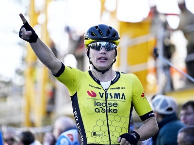 Holandský cyklista Olav Kooij
