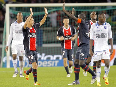Futbalisti Paríža Saint-Germain