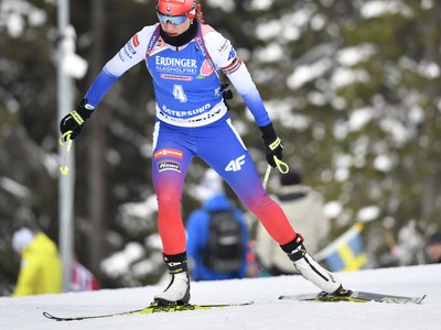 Na snímke slovenská biatlonistka Paulína Fialková