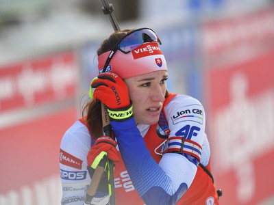 Na snímke slovenská reprezentantka Paulína Fialková