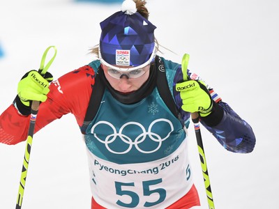 Slovenská biatlonistka Paulína Fialková počas XXIII. zimných olympijských hier v juhokórejskom Pjongčangu