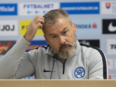 Tréner slovenskej futbalovej reprezentácie Pavel Hapal