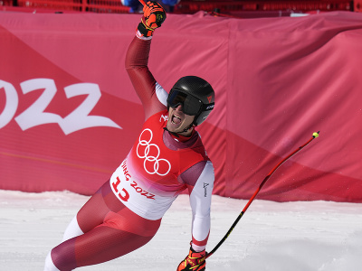 Rakúsky lyžiar Matthias Mayer obhájil zlatú olympijskú medailu v super-G