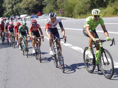Pretekári počas štvrtej etapy Vuelta a España