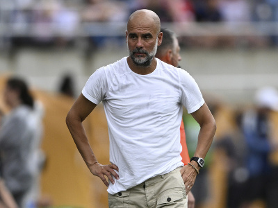 Manažér Pep Guardiola