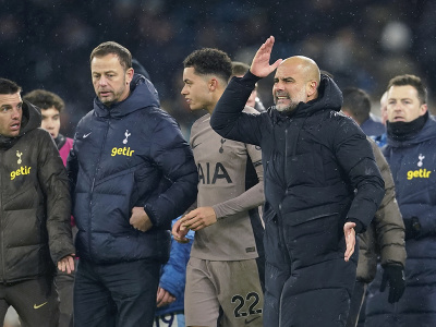 Tréner City Pep Guardiola v roztržke s členmi tímu Tottenhamu