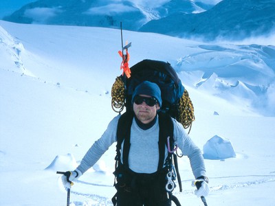 Slovenský horolezec Peter Hámor