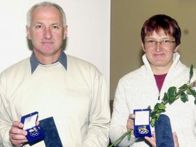 Peter Mráz a Elena Kaliská v roku 2004