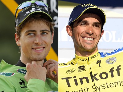 Hviezdne duo Peter Sagan a Alberto Contador