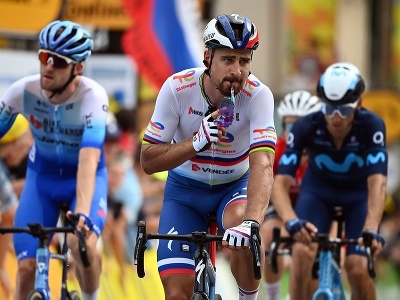 Peter Sagan v cieli šiestej etapy Tour de France 2022