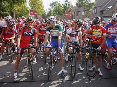 Peter Sagan pred štartom 4. etapy Eneco Tour