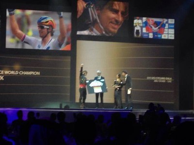 Peter Sagan na galavečere v Abú Zabí uzavrel famózny cyklistický rok