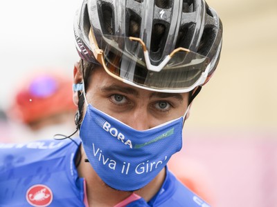 Peter Sagan pred treťou etapou na Giro d'Italia