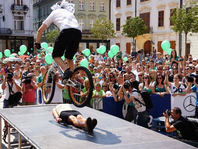 Privítanie Petra Sagana po TdF 2012 v Bratislave