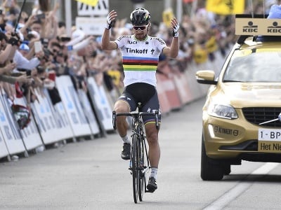Peter Sagan sa teší