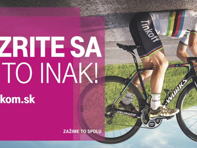 Peter Sagan v novej kampani Slovak Telekomu