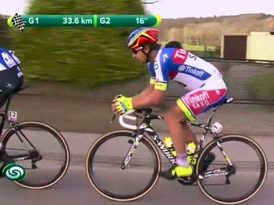 Peter Sagan na pretekoch WorldTour E3 Harelbeke