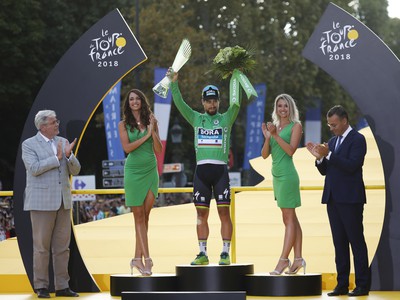 Peter Sagan po šiestykrát na Tour získal zelený dres a vyrovnal historický rekord