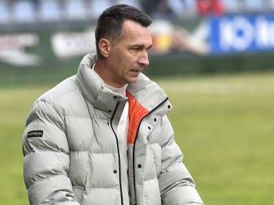 Na snímke tréner MFK Zemplín Michalovce Peter Struhár