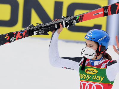 Petra Vlhová obsadila druhé miesto v slalome Svetového pohára alpských lyžiarok 6. marca 2021 v Jasnej