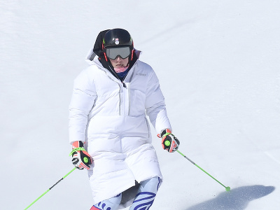 Na snímke slovenská lyžiarka Petra Vlhová počas tréningu pred začiatkom XXIV. zimných olympijských hier 2022 v Pekingu 3. februára 2022 v stredisku Jen-čching
