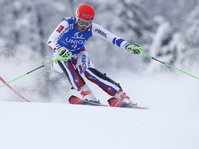 Petra Vlhová počas slalomu v Lienzi