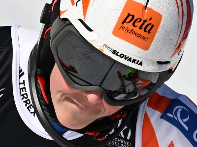 Na snímke slovenská lyžiarka Petra Vlhová počas 1. kola slalomu na MS v alpskom lyžovaní vo francúzskom stredisku Courchevel-Méribel