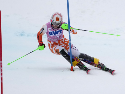 Petra Vlhová v druhom kole slalomu v Killingtone