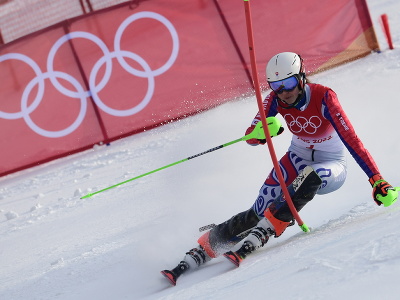 Na snímke slovenská lyžiarka Petra Vlhová v 1.kole slalomu žien v alpskom lyžovaní na ZOH 2022 v Pekingu