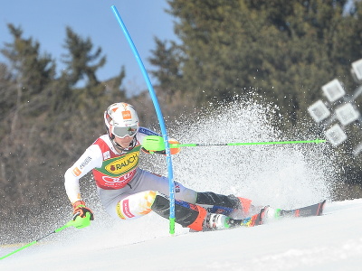 Slovenská lyžiarka Petra Vlhová vo finále slalomu