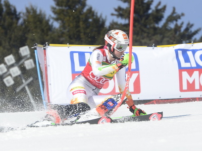 Slovenská lyžiarka Petra Vlhová vo finále slalomu