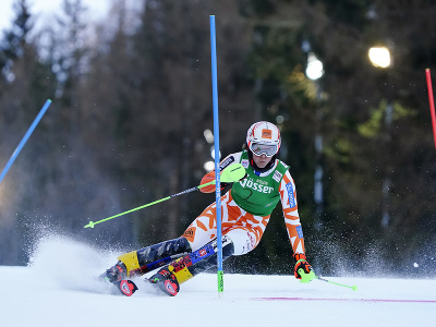Petra Vlhová v prvom kole nočného slalomu v rakúskom Semmeringu