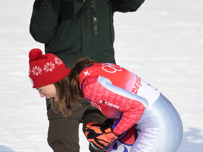 Petra Vlhová sa raduje zo zlata v slalome na ZOH v Pekingu