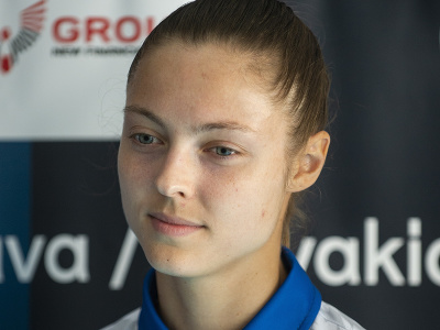 Na snímke reprezentantka SR v plážovom volejbale Martina Tereňová 