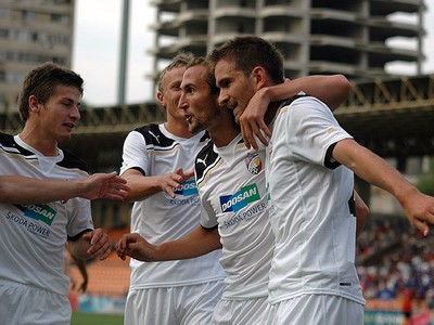 Futbalisti Plzne sa tešia