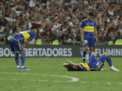 Sklamaní futbalisti Boca Juniors po prehre vo finále Pohára osloboditeľov
