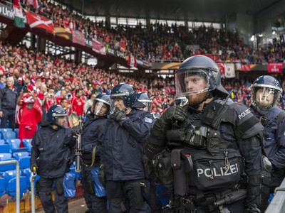 Policajné zložky počas bazilejského finále