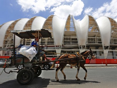 Štadión v Porto Alegre pripravený na majstrovstvá sveta vo futbale