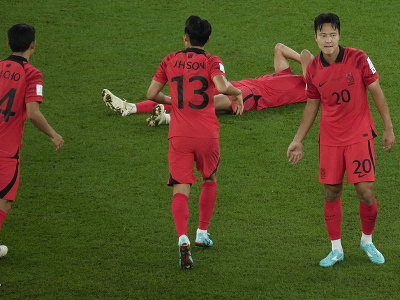 Obrovská radosť hráčov Južnej Kórey po postupe