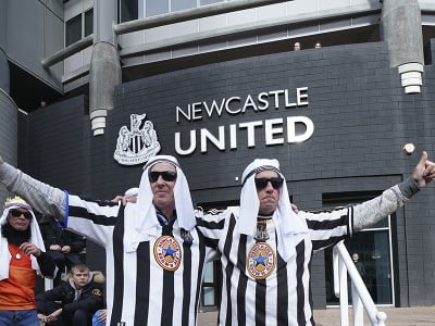 Fanúšikovia Newcastle United v
